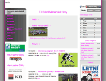 Tablet Screenshot of ostrava.rugby.cz